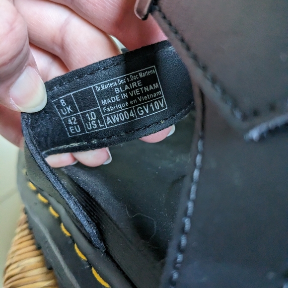 Dr. Martens Vegan Blaire Platform Sandals - Picture 7 of 10